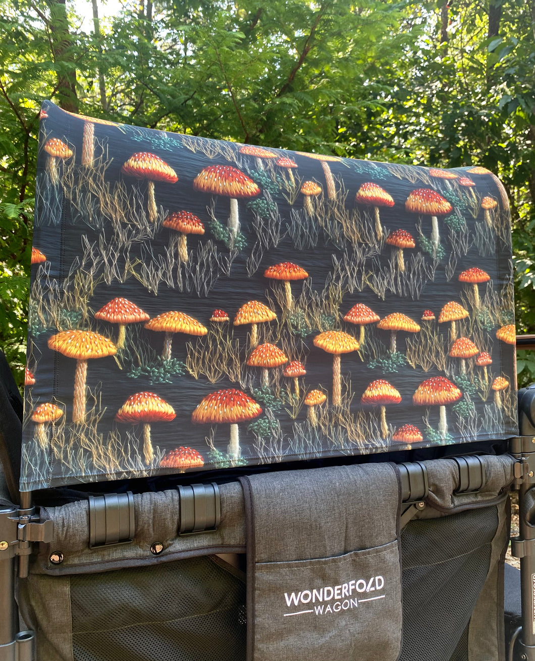 RTS Faux Embroidered Mushrooms - W2