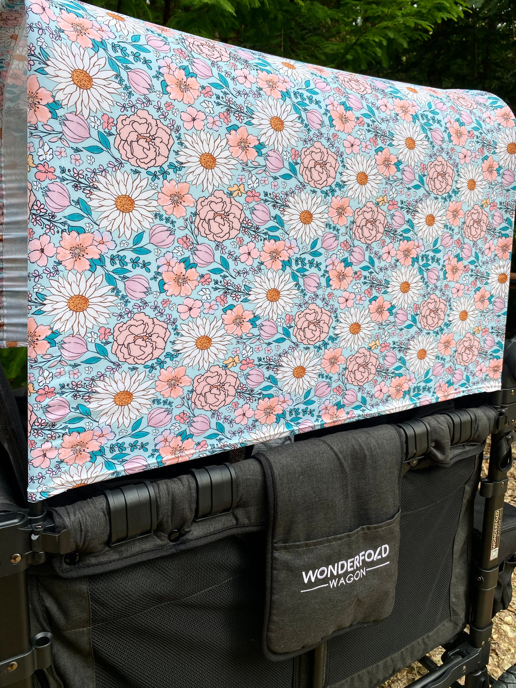 Aqua Floral Canopy - preorder